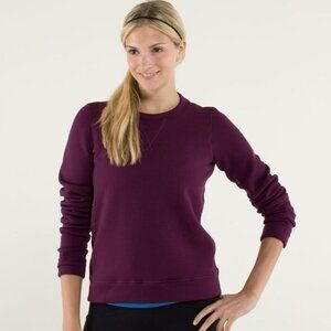 Lululemon Keep It Cozy Crew Plum